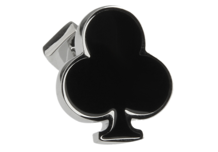  Black Classic Cufflinks Paint Cufflinks Gambling Wholesale & Customized  CL720853