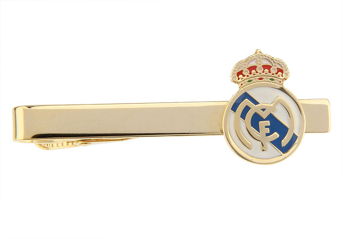 Real Madrid Football Club Tie Clips  Multi Color Fashion Tie Clips Paint Tie Clips Flags Wholesale & Customized  CL870760