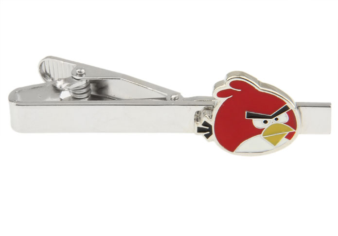 Angry Bird Tie Clips  Red Festive Tie Clips Paint Tie Clips Animal Wholesale & Customized  CL870770