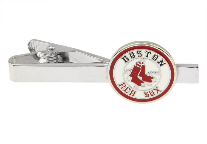Boston Red Sox Tie Clips  Multi Color Fashion Tie Clips Paint Tie Clips Flags Wholesale & Customized  CL870776