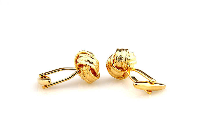  Gold Luxury Cufflinks Metal Cufflinks Knot Wholesale & Customized  CL641183
