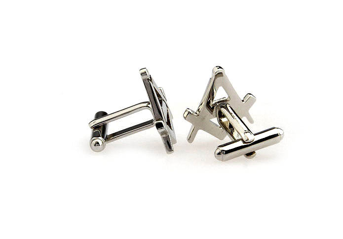 Masonic symbol Cufflinks  Silver Texture Cufflinks Metal Cufflinks Tools Wholesale & Customized  CL652676