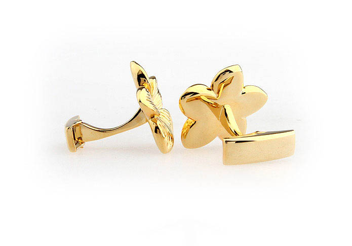 Petal Cufflinks  Gold Luxury Cufflinks Metal Cufflinks Flags Wholesale & Customized  CL652724