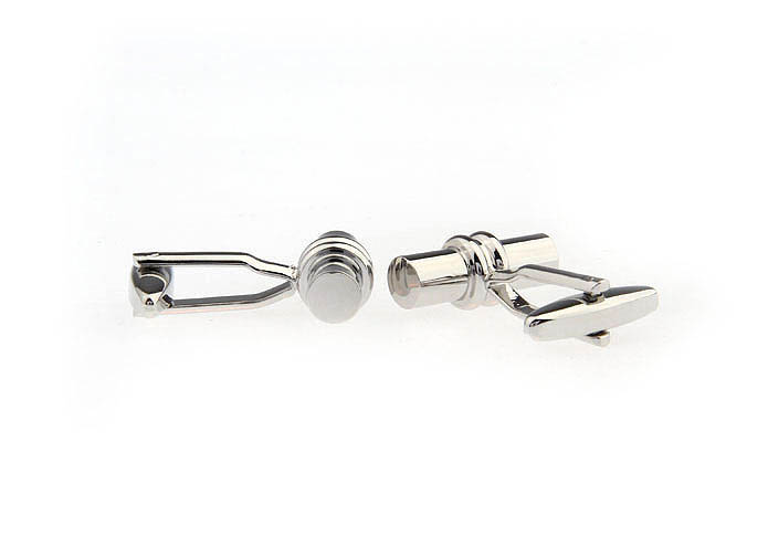  Silver Texture Cufflinks Metal Cufflinks Funny Wholesale & Customized  CL652767