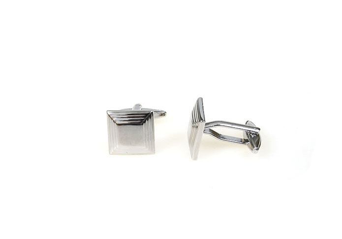  Silver Texture Cufflinks Metal Cufflinks Wholesale & Customized  CL652840
