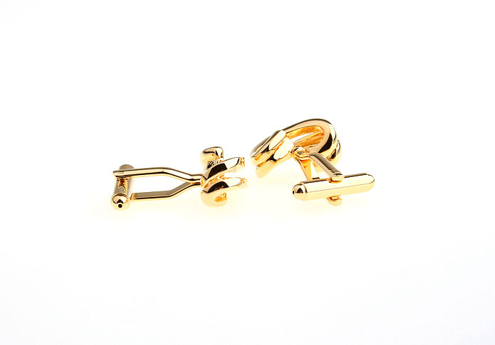  Gold Luxury Cufflinks Metal Cufflinks Knot Wholesale & Customized  CL652865