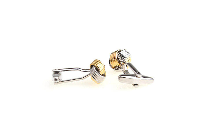  Gold Luxury Cufflinks Metal Cufflinks Knot Wholesale & Customized  CL652928