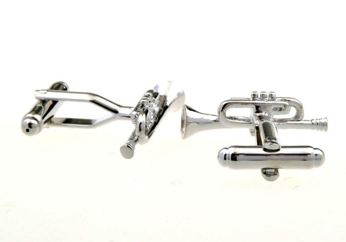 S Cufflinks  Silver Texture Cufflinks Metal Cufflinks Music Wholesale & Customized  CL653826
