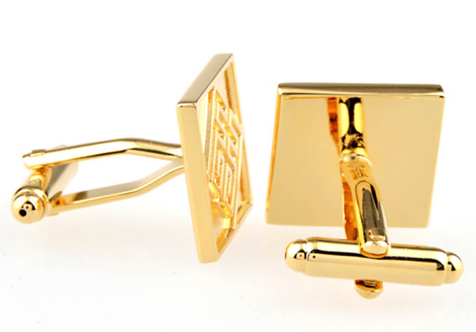 Greece pattern  Cufflinks  Gold Luxury Cufflinks Metal Cufflinks Flags Wholesale & Customized  CL654095