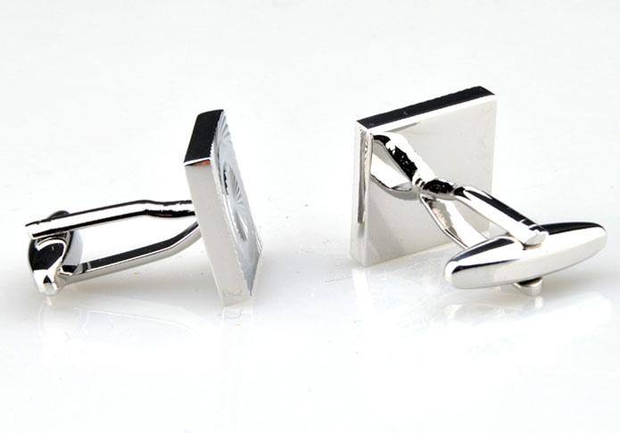 Silver Texture Cufflinks Metal Cufflinks Funny Wholesale & Customized CL654979