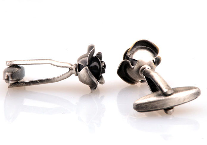 Rose Cufflinks Gray Steady Cufflinks Metal Cufflinks Functional Wholesale & Customized CL654987