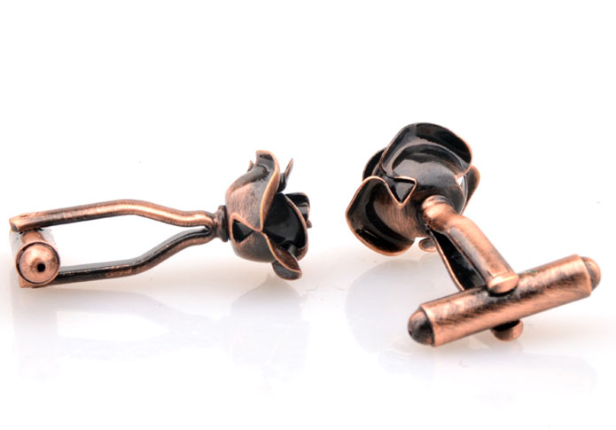 Rose Cufflinks Bronzed Classic Cufflinks Metal Cufflinks Functional Wholesale & Customized CL654988