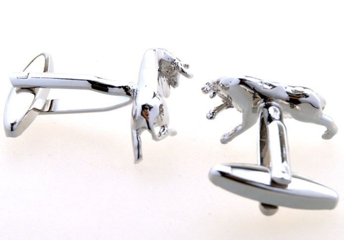 Predator Cufflinks Silver Texture Cufflinks Metal Cufflinks Animal Wholesale & Customized CL654990