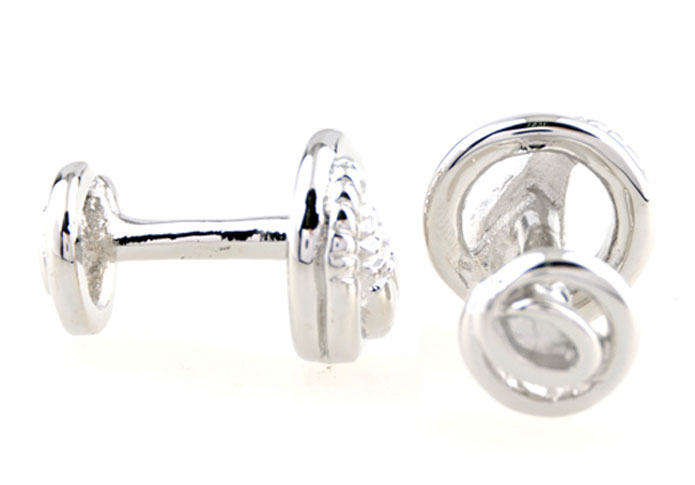 Silver Snake Cufflinks Silver Texture Cufflinks Metal Cufflinks Animal Wholesale & Customized CL655041