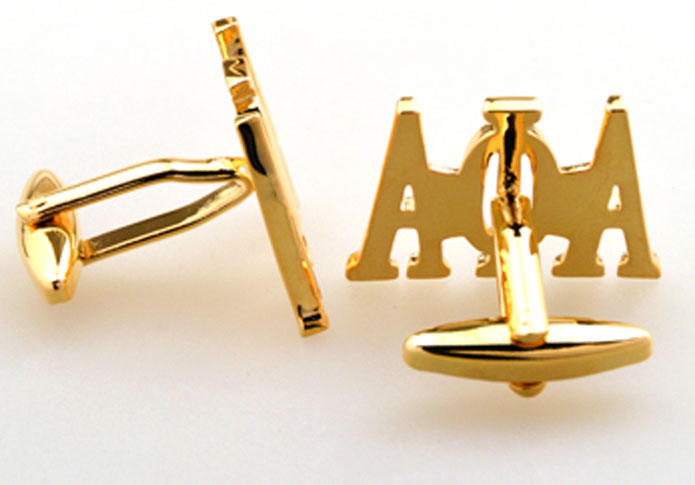 Gold Luxury Cufflinks Metal Cufflinks Flags Wholesale & Customized CL655184