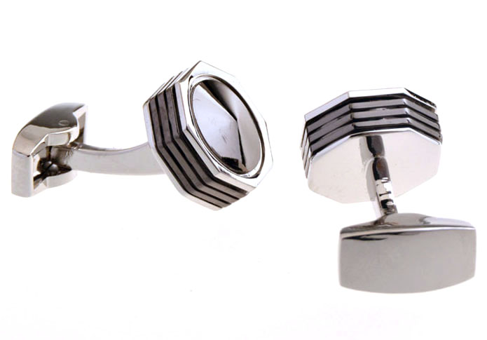 Ancient Mirror Cufflinks Gray Steady Cufflinks Metal Cufflinks Wholesale & Customized CL655408