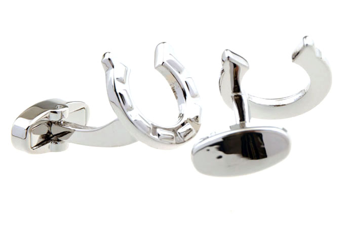 Omega Cufflinks Silver Texture Cufflinks Metal Cufflinks Tools Wholesale & Customized CL655428