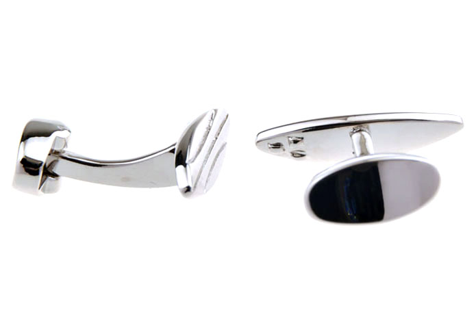 Silver Texture Cufflinks Metal Cufflinks Sports Wholesale & Customized CL655466