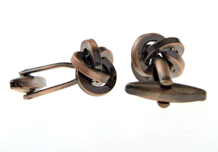  Bronzed Classic Cufflinks Metal Cufflinks Knot Wholesale & Customized  CL655779