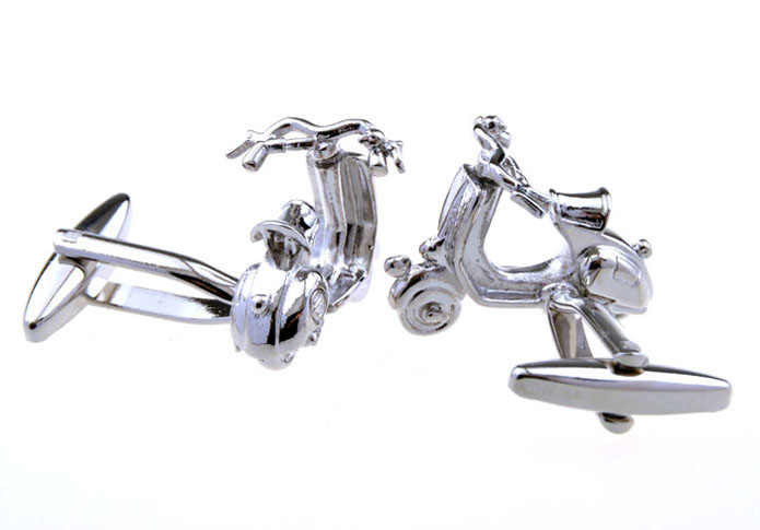  Silver Texture Cufflinks Metal Cufflinks Transportation Wholesale & Customized  CL656102