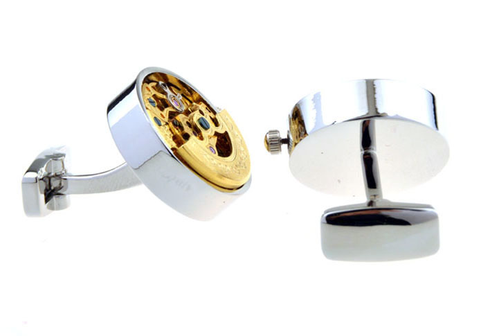 Minimum Wheel Vintage Steampunk Watch Movement Cufflinks  Gold Luxury Cufflinks Metal Cufflinks Tools Wholesale & Customized  CL656144