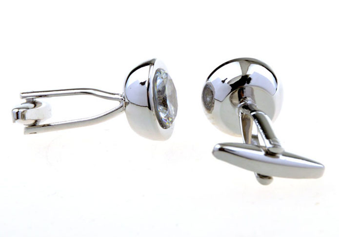  White Purity Cufflinks Metal Cufflinks Wholesale & Customized  CL656150