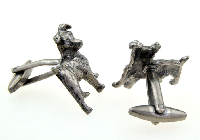 Dog Cufflinks  Gun Metal Color Cufflinks Metal Cufflinks Animal Wholesale & Customized  CL656196
