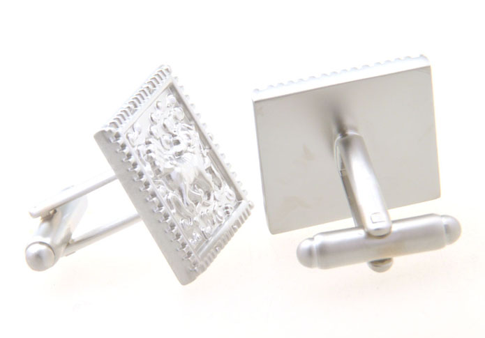 Kylin Xiangyun Cufflinks  Silver Texture Cufflinks Metal Cufflinks Animal Wholesale & Customized  CL656268