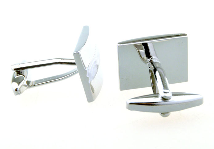  Silver Texture Cufflinks Metal Cufflinks Wholesale & Customized  CL656453