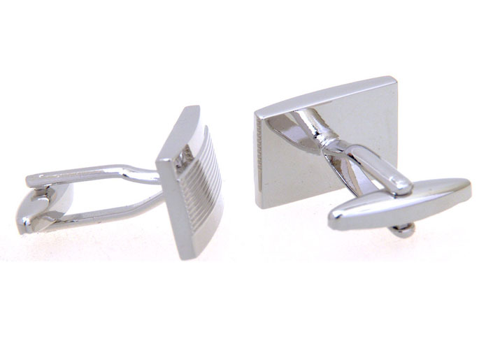  Silver Texture Cufflinks Metal Cufflinks Wholesale & Customized  CL656691