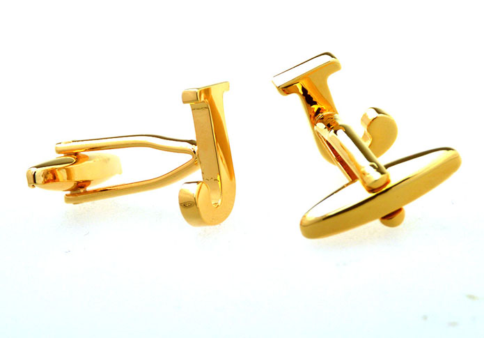 26 Letter G Cufflinks  Gold Luxury Cufflinks Metal Cufflinks Symbol Wholesale & Customized  CL656917