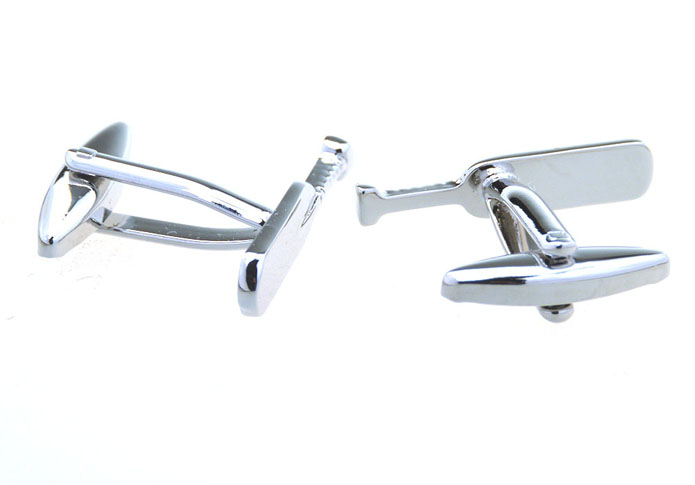 Cricket Cufflinks  Silver Texture Cufflinks Metal Cufflinks Sports Wholesale & Customized  CL656938