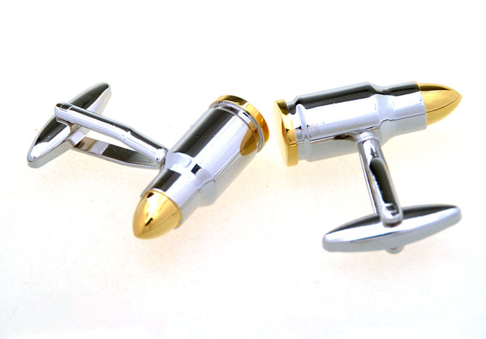Bullet Cufflinks  Gold Luxury Cufflinks Metal Cufflinks Military Wholesale & Customized  CL656952
