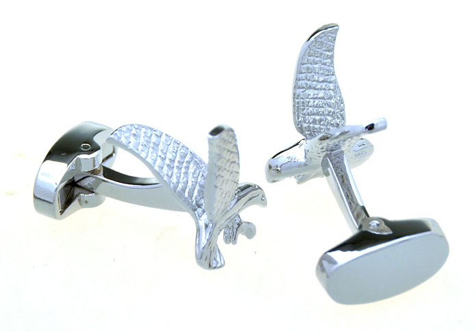 Eagle Cufflinks  Silver Texture Cufflinks Metal Cufflinks Animal Wholesale & Customized  CL656961