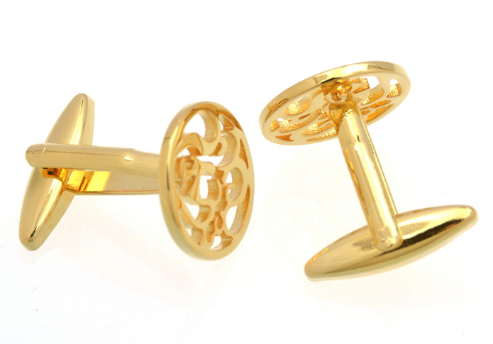 Retro Elements Cufflinks  Gold Luxury Cufflinks Metal Cufflinks Funny Wholesale & Customized  CL657058