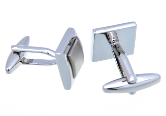  Silver Texture Cufflinks Metal Cufflinks Wholesale & Customized  CL657064