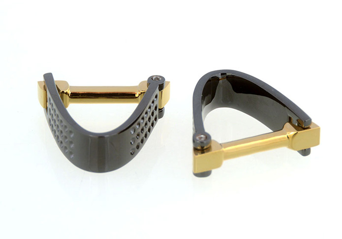  Gun Metal Color Cufflinks Metal Cufflinks Wholesale & Customized  CL657078