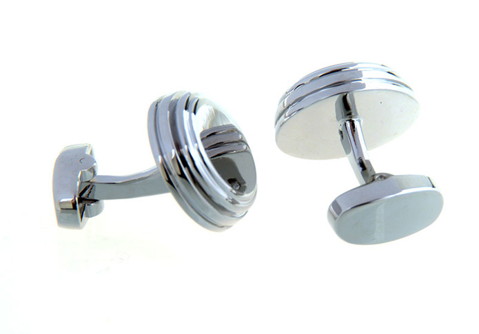 Silver Texture Cufflinks Metal Cufflinks Wholesale & Customized  CL657080