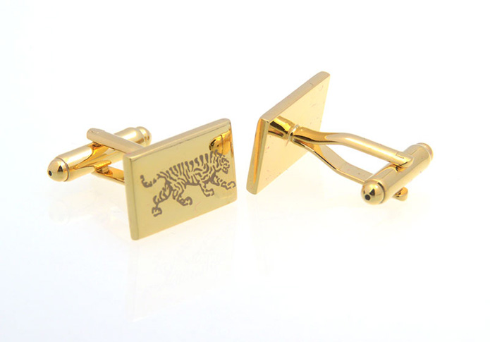 Tiger Cufflinks  Gold Luxury Cufflinks Metal Cufflinks Animal Wholesale & Customized  CL657091