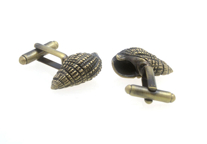 Conch Cufflinks  Bronzed Classic Cufflinks Metal Cufflinks Animal Wholesale & Customized  CL657092