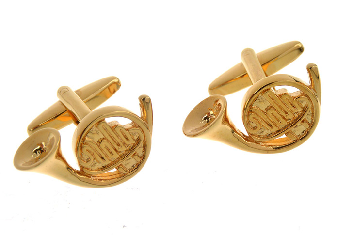 Screw Cufflinks  Gold Luxury Cufflinks Metal Cufflinks Music Wholesale & Customized  CL657106