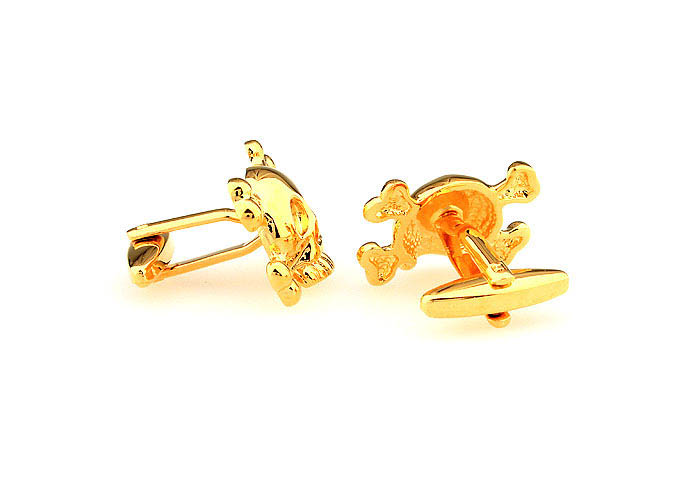 Skull Cufflinks  Gold Luxury Cufflinks Metal Cufflinks Skull Wholesale & Customized  CL666860