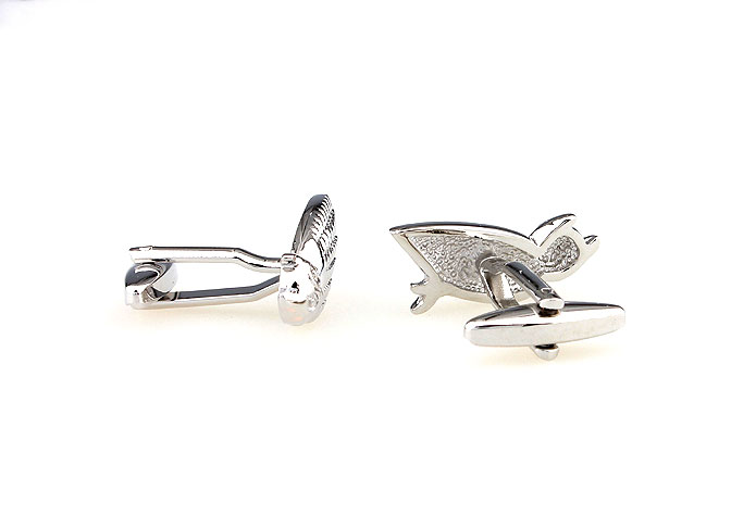 Owl Cufflinks  Silver Texture Cufflinks Metal Cufflinks Animal Wholesale & Customized  CL666871