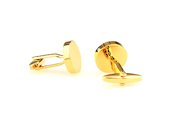 Laser Engraved Cufflinks  Gold Luxury Cufflinks Metal Cufflinks Wholesale & Customized  CL666957