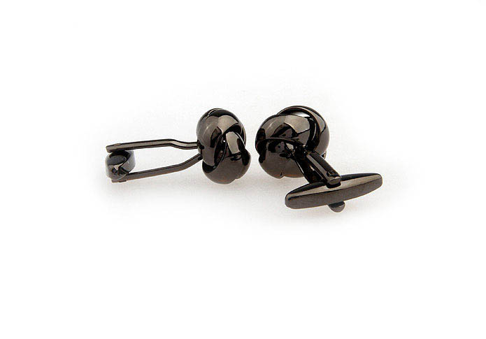  Gray Steady Cufflinks Metal Cufflinks Knot Wholesale & Customized  CL667082