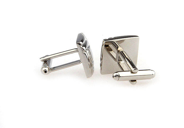  Silver Texture Cufflinks Metal Cufflinks Wholesale & Customized  CL667133