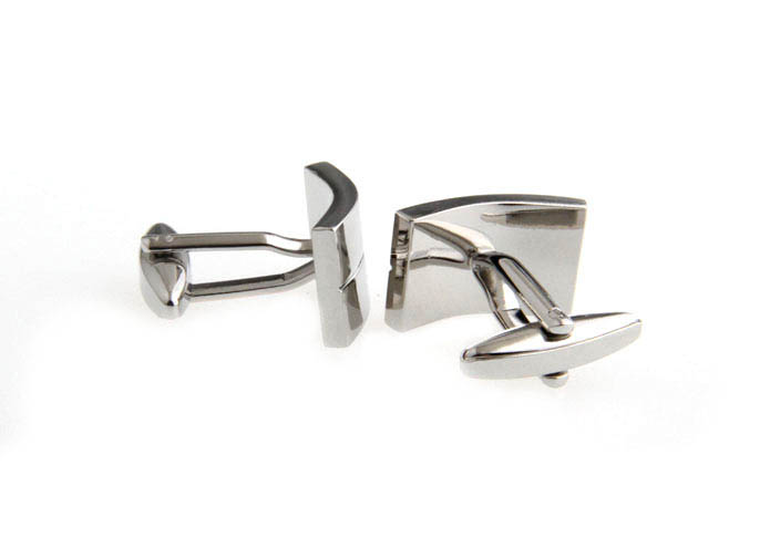  Silver Texture Cufflinks Metal Cufflinks Wholesale & Customized  CL667428
