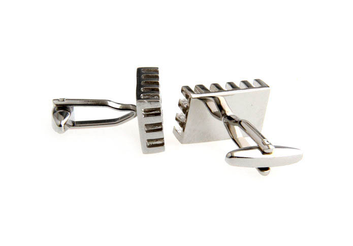  Silver Texture Cufflinks Metal Cufflinks Wholesale & Customized  CL667439