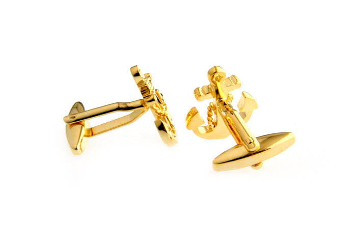 Anchors Cufflinks  Gold Luxury Cufflinks Metal Cufflinks Transportation Wholesale & Customized  CL667489