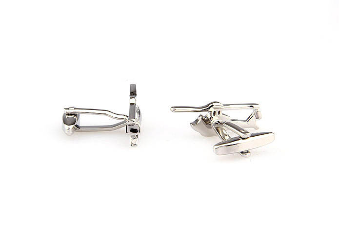 Helicopters Cufflinks  Silver Texture Cufflinks Metal Cufflinks Military Wholesale & Customized  CL667564